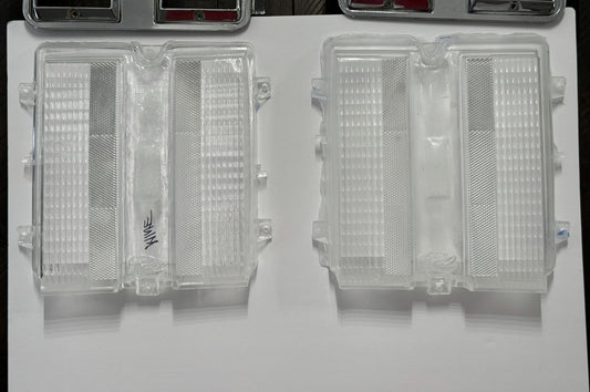 1980 - 1987 Oldsmobile Cutlass 4 door Tail Light Lens (lens only) Pair