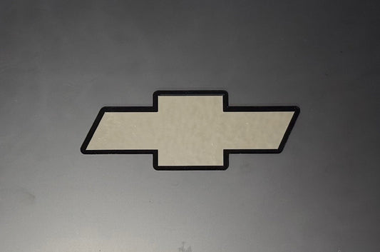 1998 - 2004 Chevrolet S10 2ND GEN Front Bowtie Emblem Version 2.0  Black & Chrome