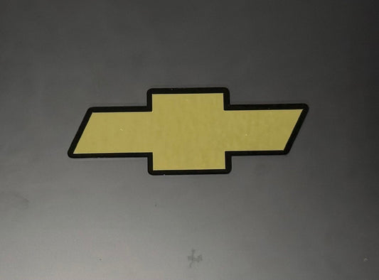 1998 - 2004 Chevrolet S10 2ND GEN Front Bowtie Emblem Version 2.0 Black & Gold