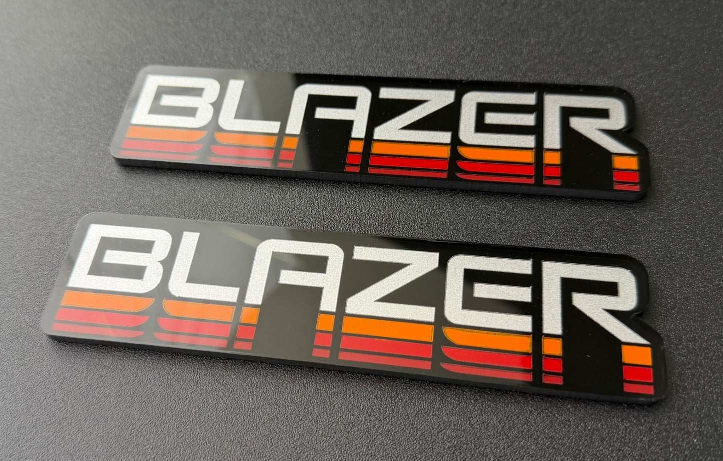 Chevrolet Chevy First Gen Blazer S10 Sport Fender Emblem Pair repop