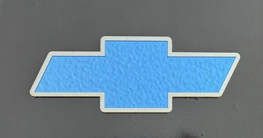 1998 - 2004 Chevrolet S10 2ND GEN Front Bowtie Emblem V 2.0 Mirror LT Blue & Silver