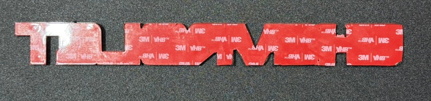 1994 - 2005 Chevrolet Chevy Emblem Gloss Red & Matte BLK Tailgate