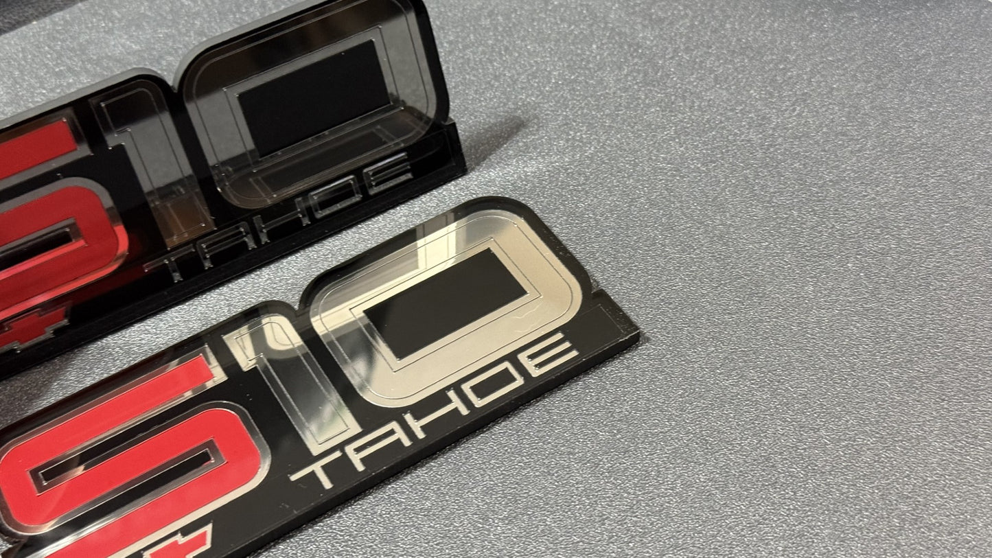 Chevrolet Chevy First Gen S10 Tahoe Fender Emblem Pair reproduction
