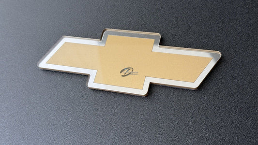 1991 - 1993 Chevrolet S10 Front Bowtie Emblem Replacement Champagne Gold S10 bow tie