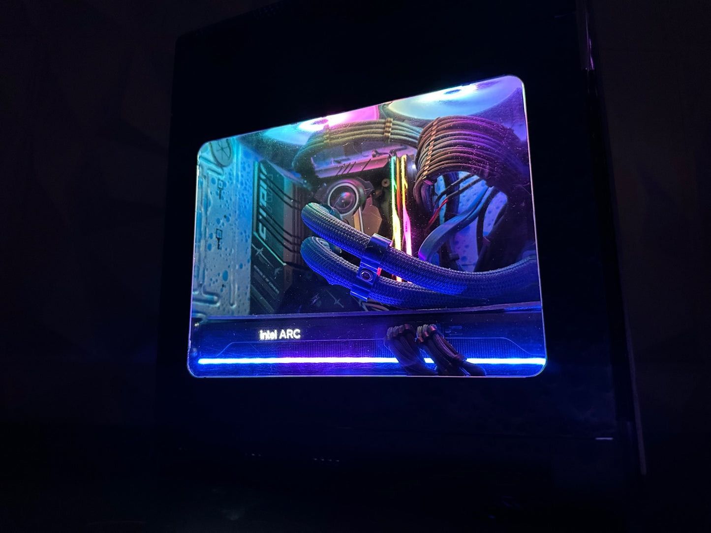 Intel core i5 ARC A770 Project Wet Modified Gaming Computer