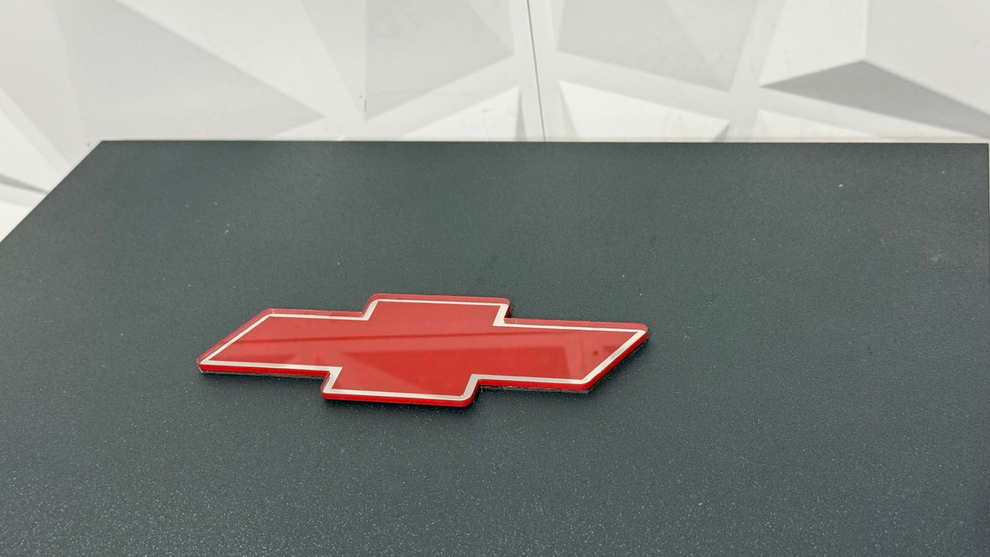 1998 - 2004 Chevrolet S10 2ND GEN Front Bowtie Emblem Replacement Badge Red V2.0