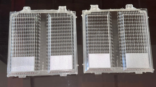 1980 - 1987 Oldsmobile Cutlass 4 door Tail Light Lens (lens only) Pair