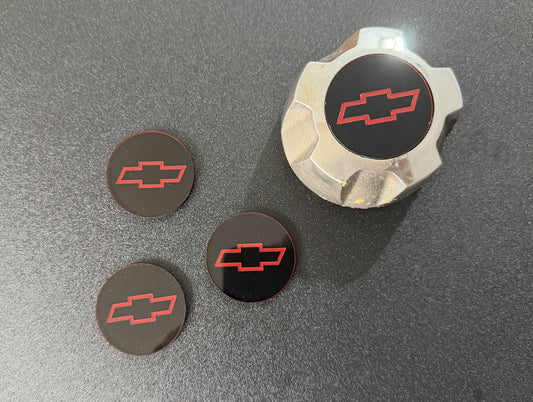 First Gen Chevrolet S10 Rally Wheel Center Cap Emblems