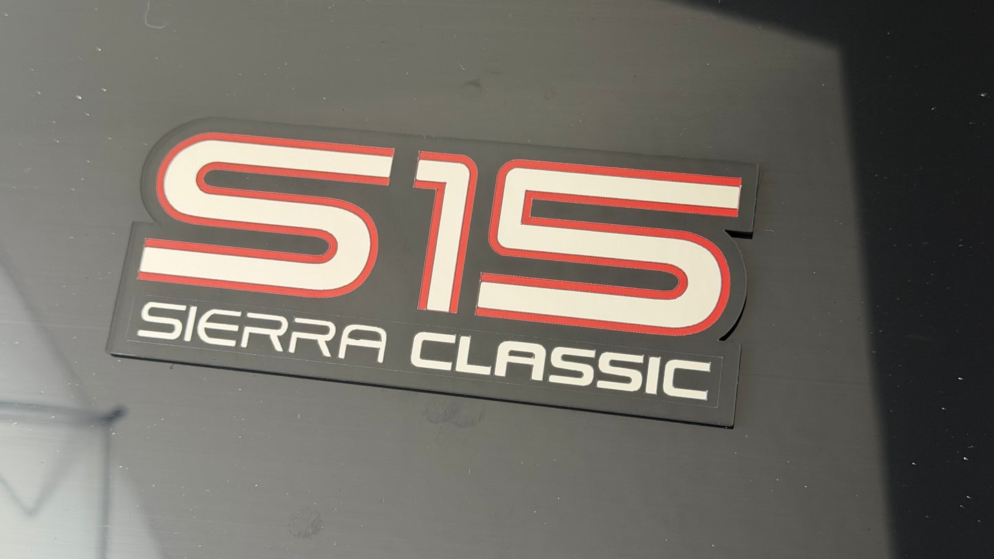 GMC First Gen S15 GMC Sierra Classic Fender Emblem Pair reproduction