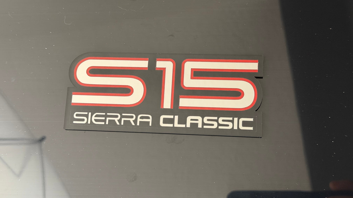 GMC First Gen S15 GMC Sierra Classic Fender Emblem Pair reproduction