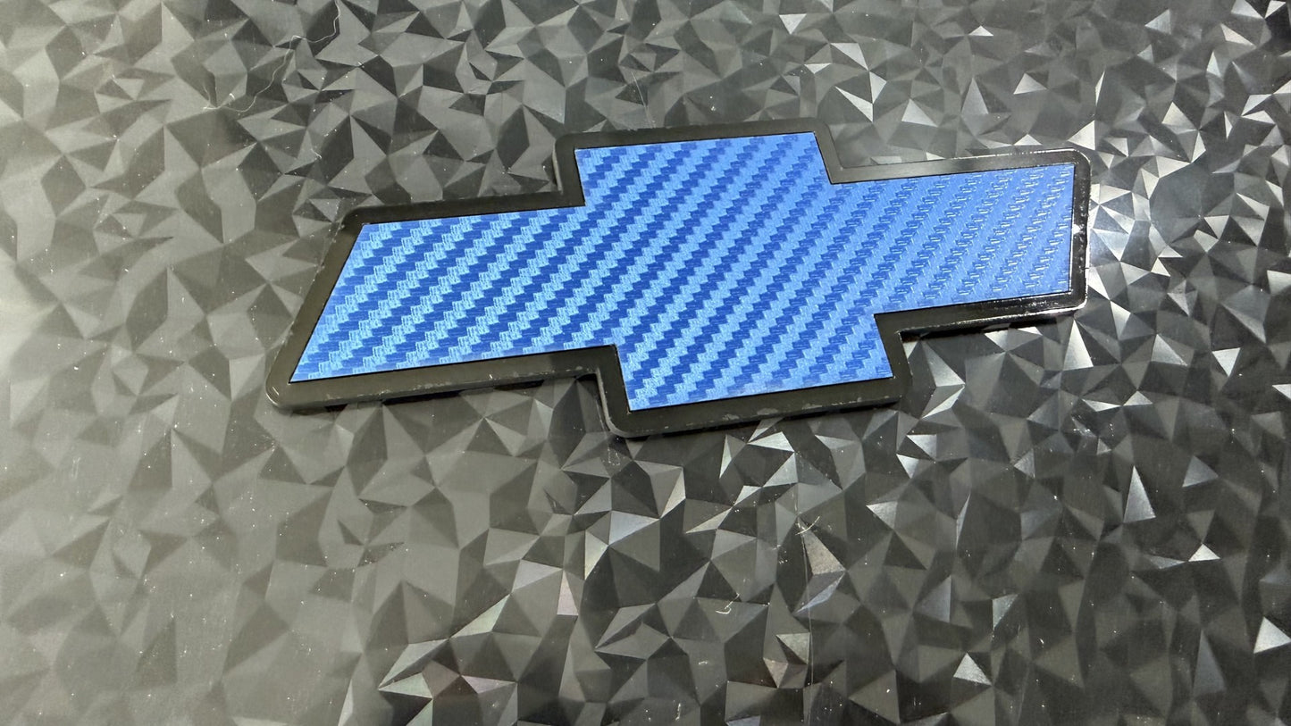 1998 - 2004 Chevrolet S10 2ND GEN Front Bowtie Emblem s10 bow tie Carbon Blue