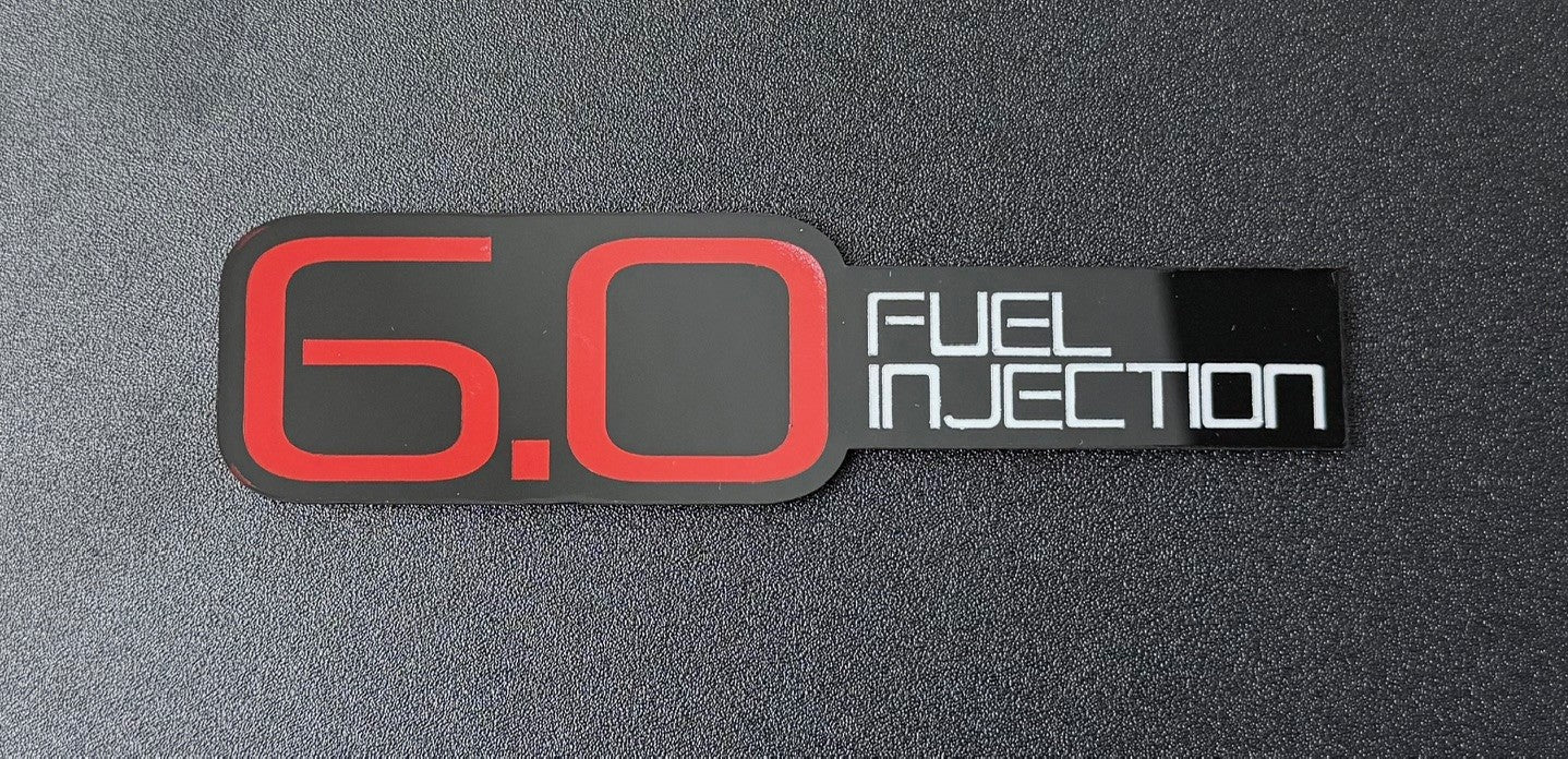 Fuel Injection Emblems Modern and Retro Styled great for Engine Swaps