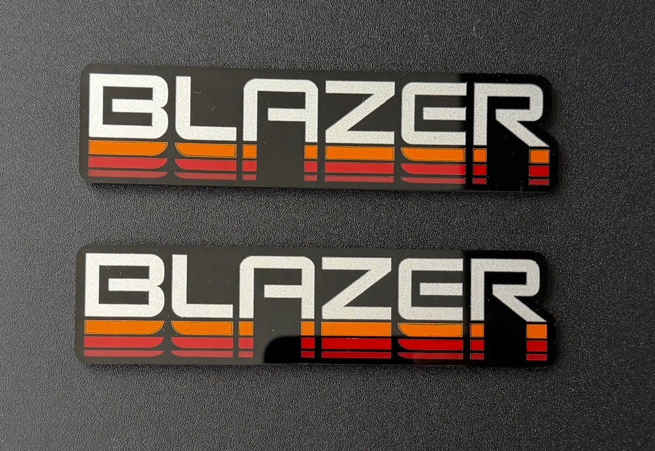 Chevrolet Chevy First Gen Blazer S10 Sport Fender Emblem Pair repop