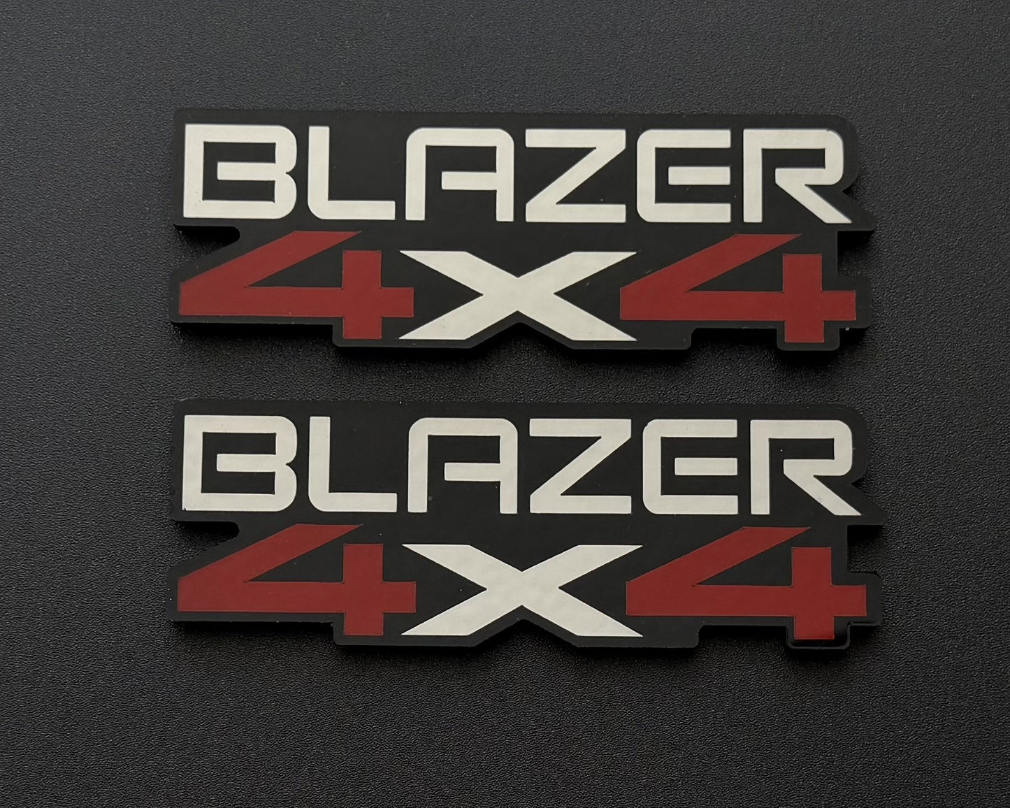 Chevrolet Chevy First Gen Blazer S10 4X4 Fender Emblem Pair reproduction