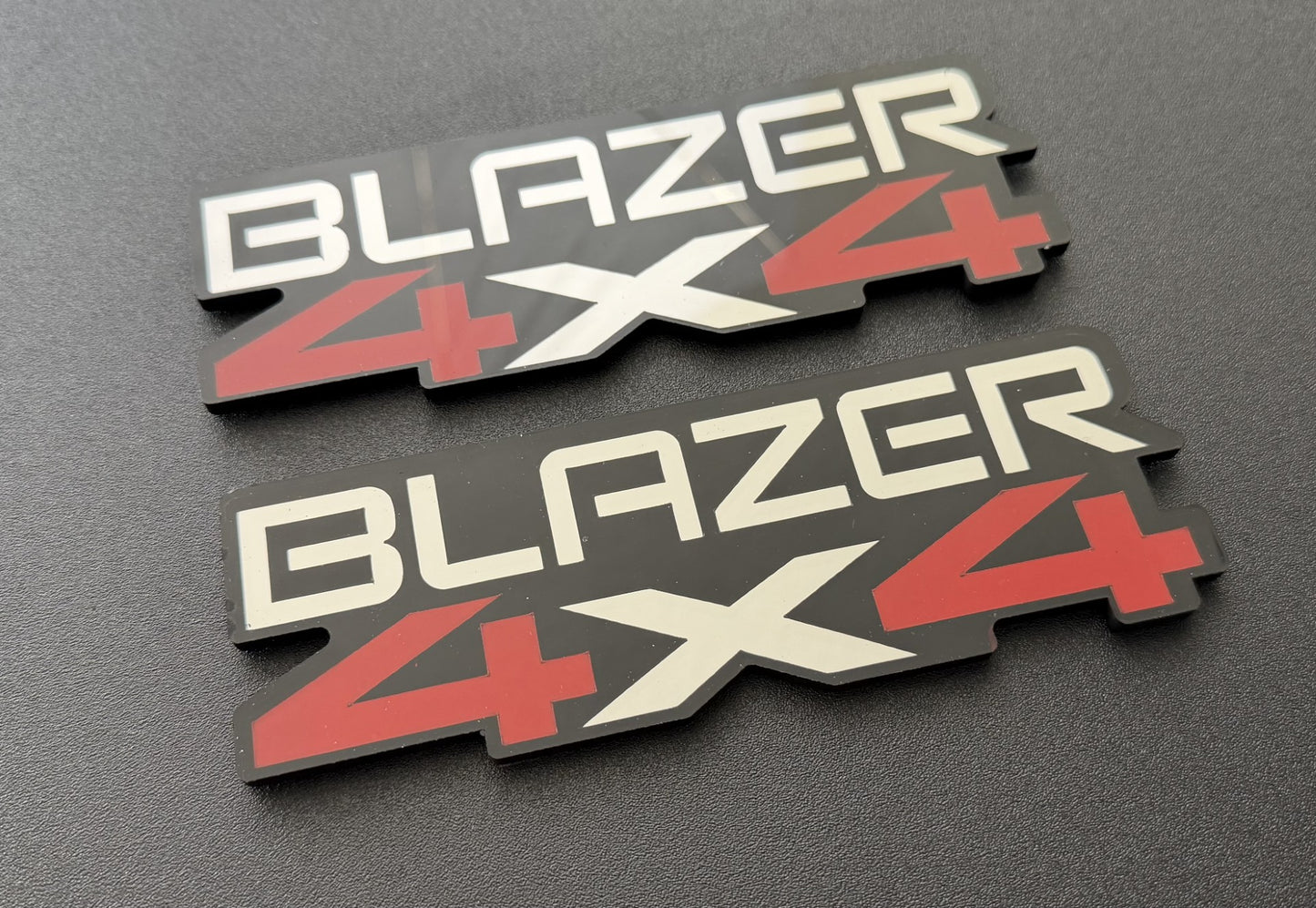 Chevrolet Chevy First Gen Blazer S10 4X4 Fender Emblem Pair reproduction