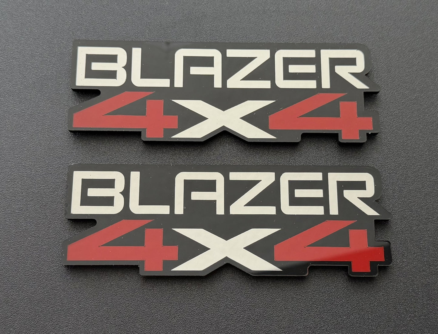 Chevrolet Chevy First Gen Blazer S10 4X4 Fender Emblem Pair reproduction