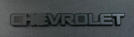 1994 - 2005 Chevrolet Chevy Emblem Black & Matte Black Tailgate
