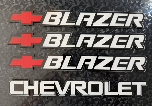 Chevrolet 1995 - 2005 Second Gen Blazer S10 Emblem set