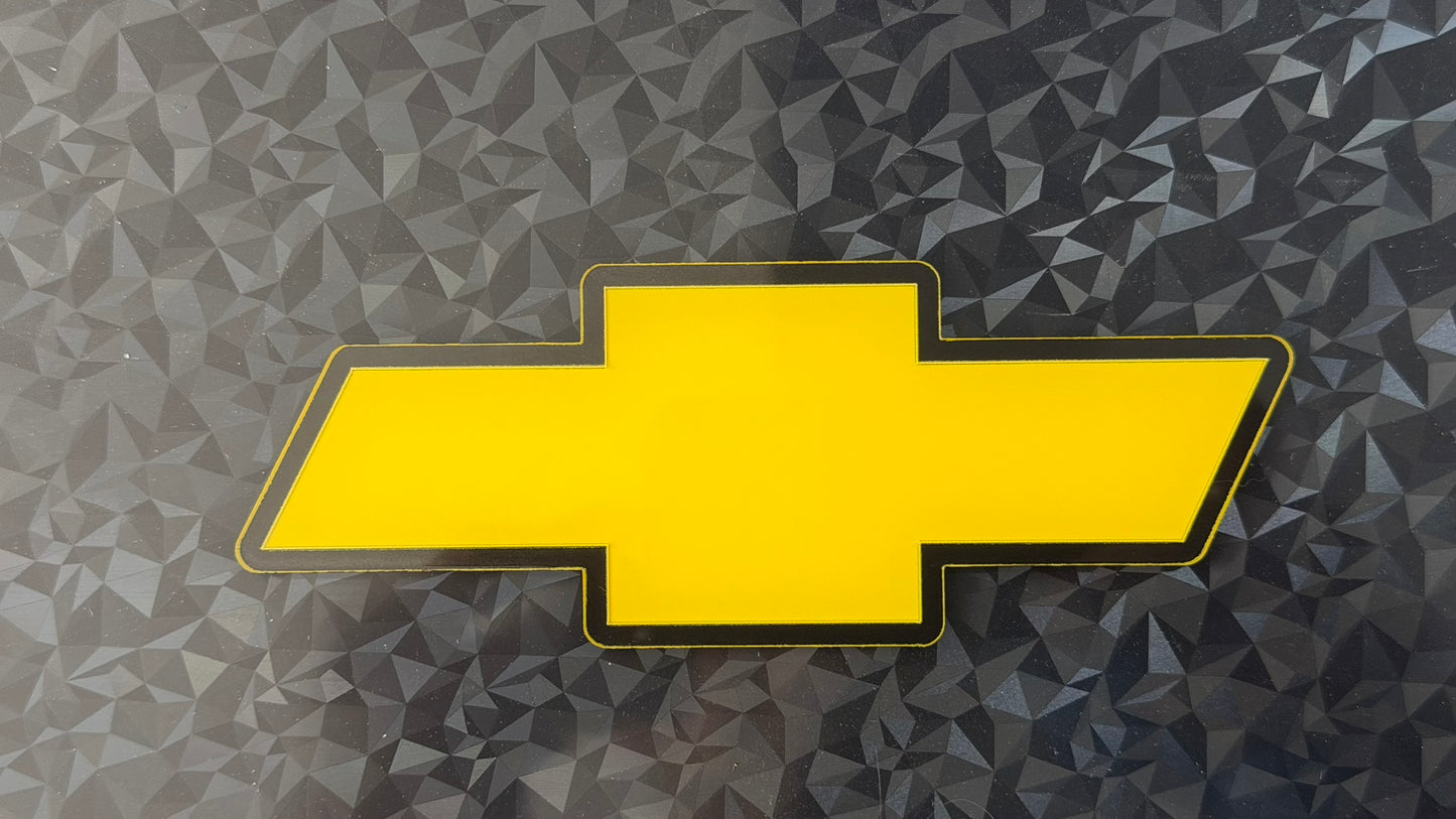 1998 - 2004 Chevrolet S10 2ND GEN Front Bowtie Emblem s10 bow tie Yellow Black