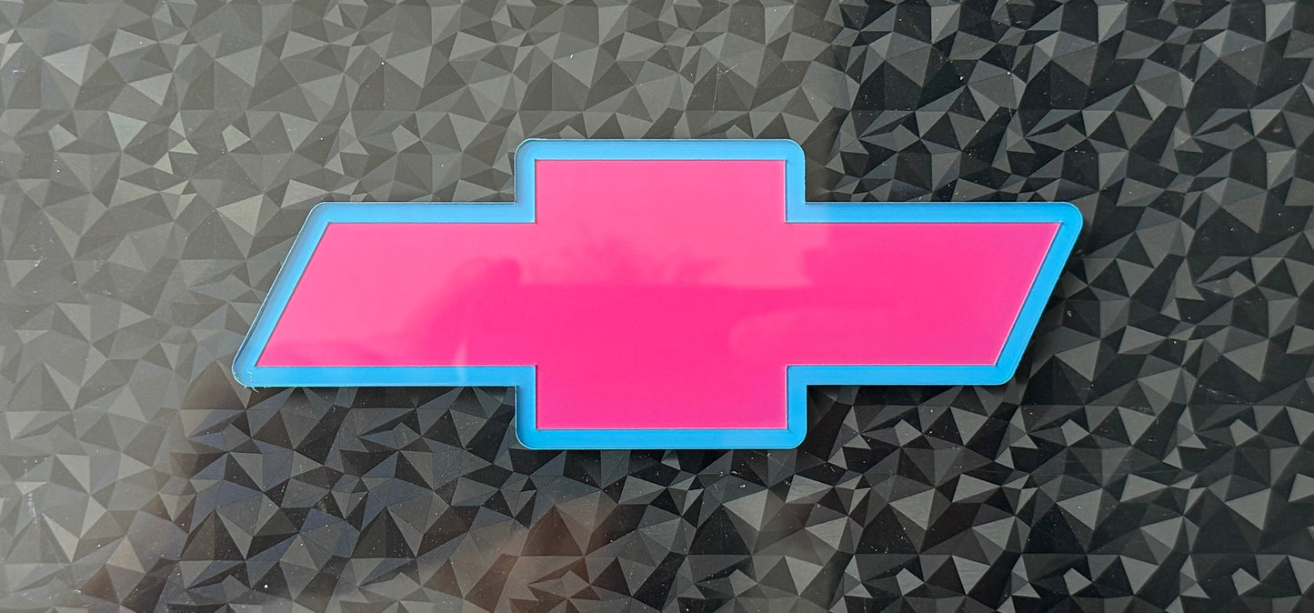 1994 - 2005 Chevrolet Chevy S10 Emblem Sail Blue & Pink Package