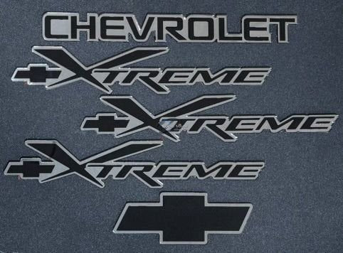 1999 - 2003 Chevrolet S10 Xtreme Emblem Package