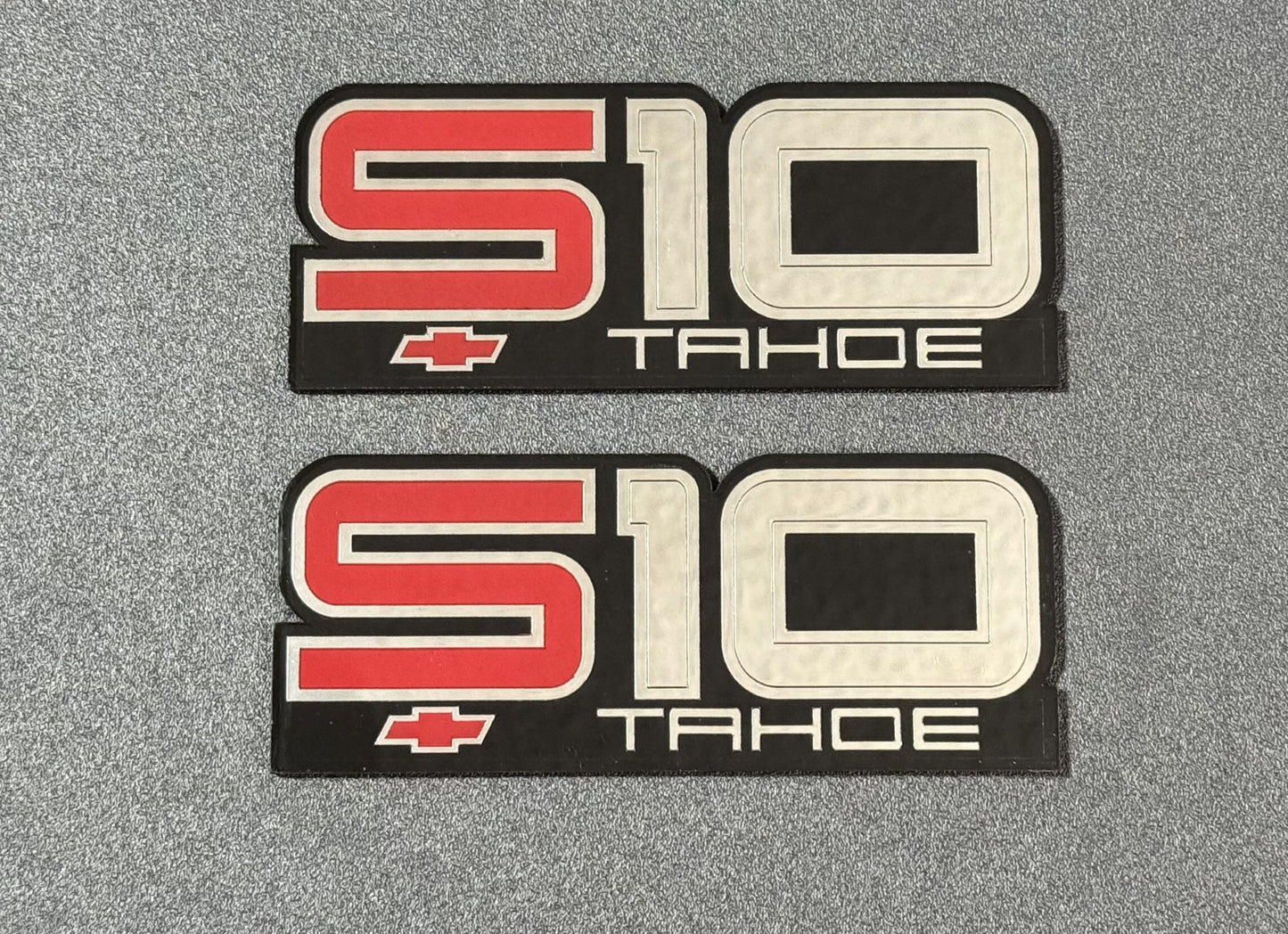 Chevrolet Chevy First Gen S10 Tahoe Fender Emblem Pair reproduction