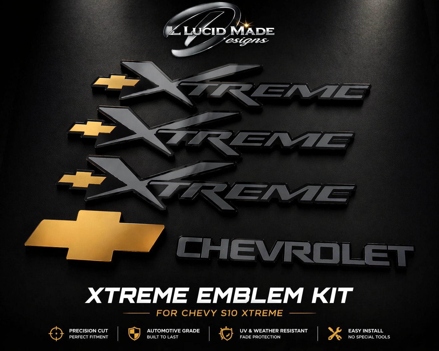 1999 - 2003 Chevrolet S10 Xtreme Emblem Package Factory similar colors