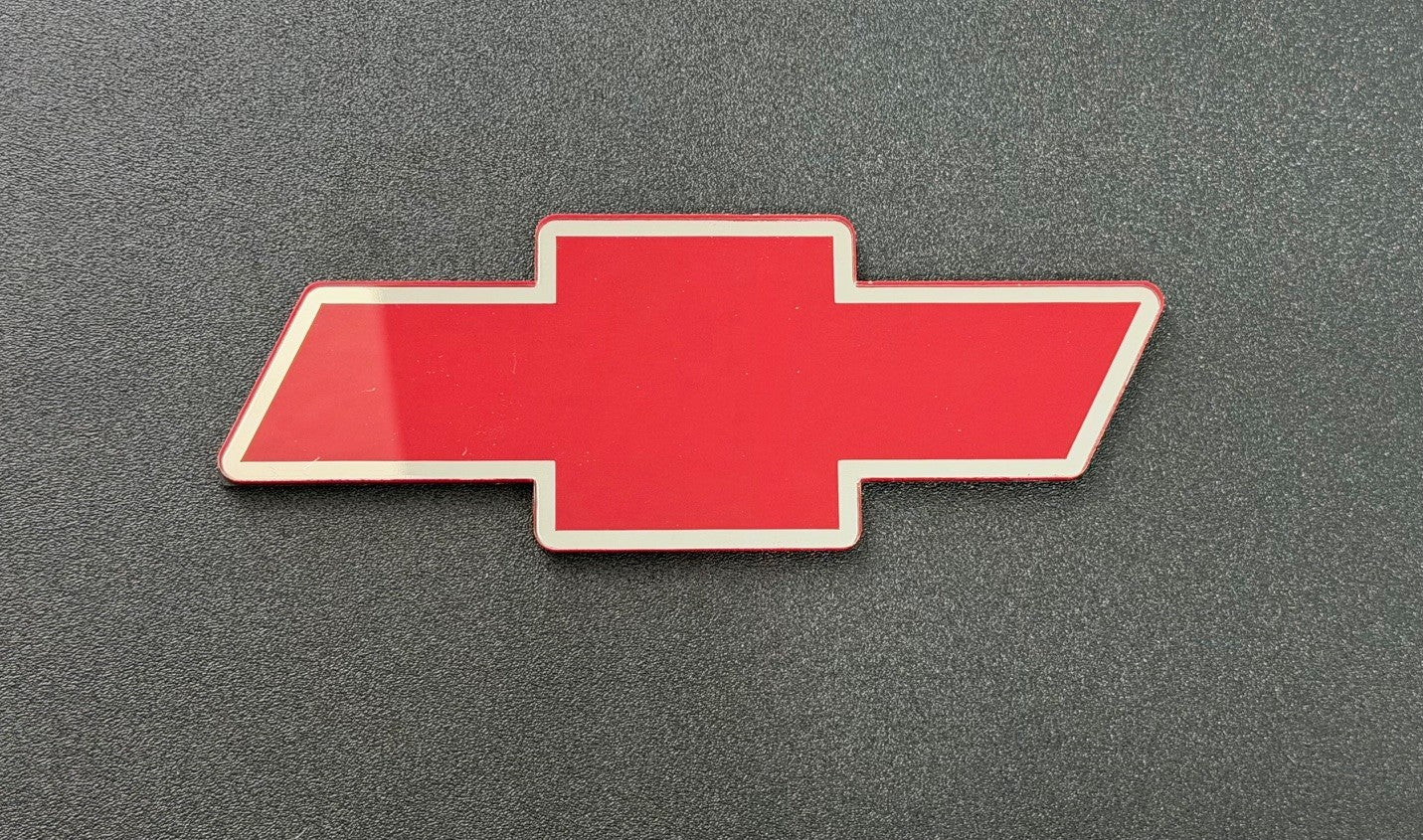 1998 - 2004 Chevrolet S10 2ND GEN Front Bowtie Emblem Replacement Badge Red V2.0