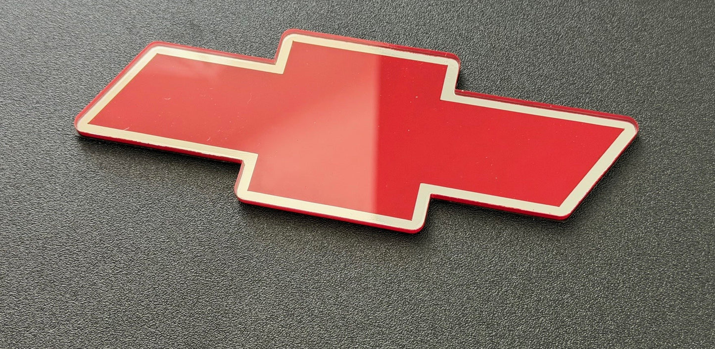 1998 - 2004 Chevrolet S10 2ND GEN Front Bowtie Emblem Replacement Badge Red V2.0