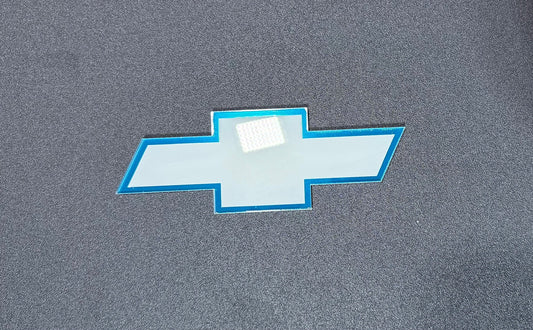 1998 - 2004 Chevrolet S10 2ND GEN Front Bowtie Emblem Replacement Badge White/Blue