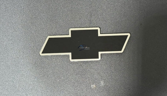1993 Chevrolet S10 Front Bowtie Emblem Replacement Black & Chrome Outline S10 bow tie